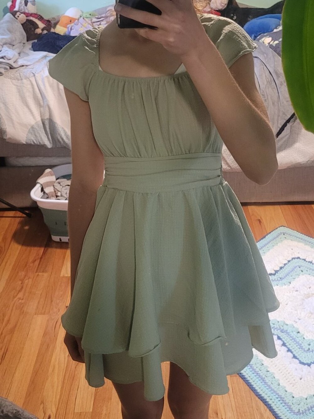 XXS Light Green Exlura Special Occasion Dress